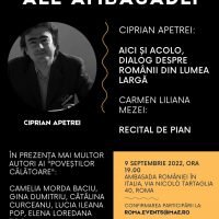 Serile acasă ale Ambasadei – 9 septembrie 2022 – Roma